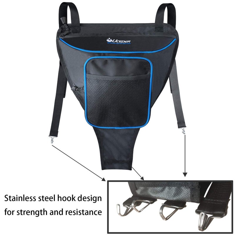 UCEDER RZR Storage Bag,Center Seat Storage Bag,Universal RZR Accessories fits for Polaris Razor 570 800 S 900 1000 XP (Black) - Image 3